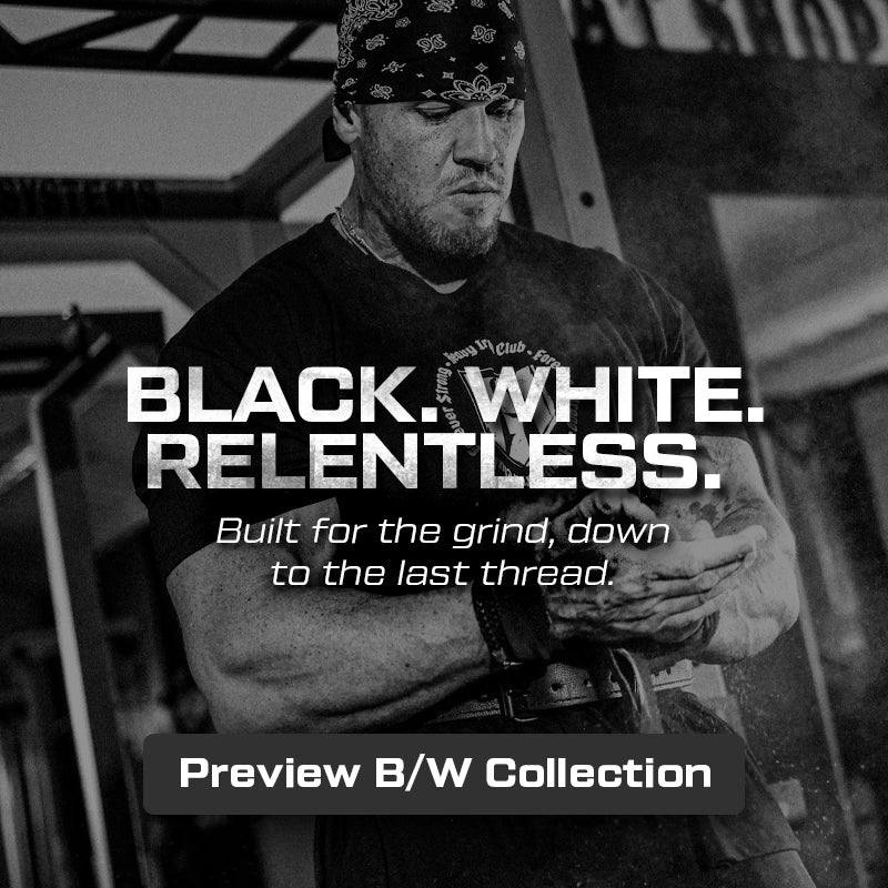 Black and White Gym T-Shirts for Bodybuilders