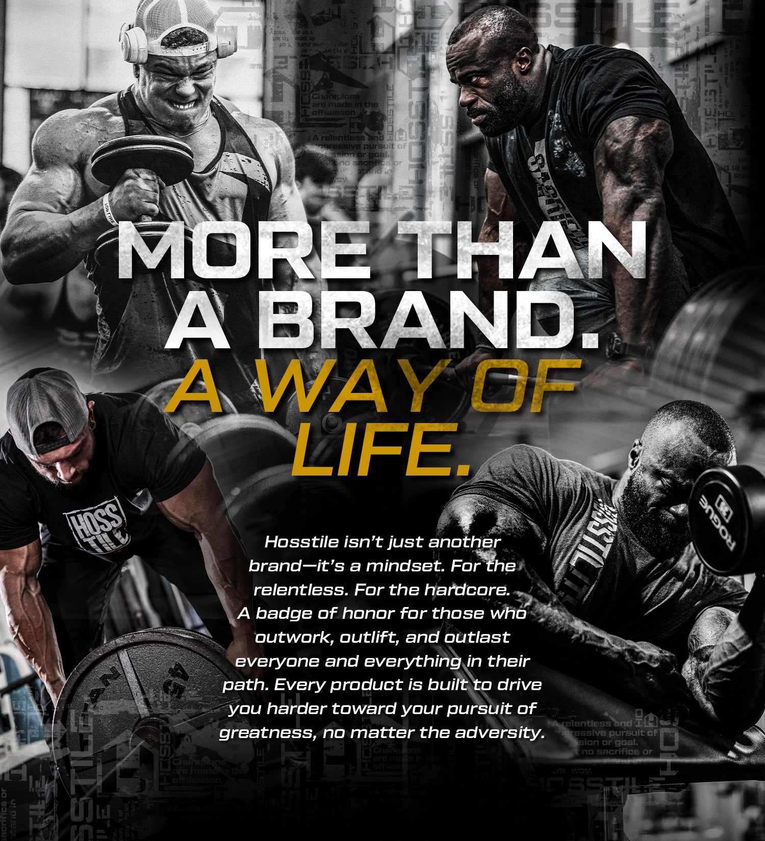 Hosstile Brand Wear & Supplements for Bodybuilders, Fitness and Athletes